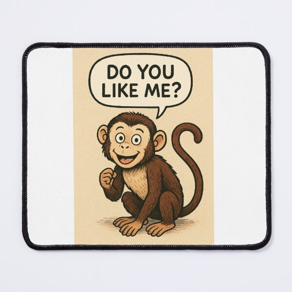 Item preview, #DO YOU LIKE ME ? Capuchin monkey designed and sold by TIPOTENIOS.