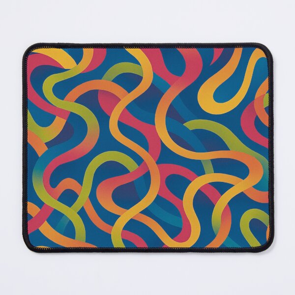 Item preview, Vibrant Abstract Ribbons in Fluid Motion designed and sold by LaraVisionsArts.