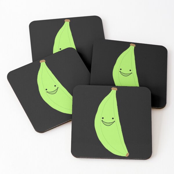 Item preview, Happy Banana (Large) – Cute Minimal Fruit Character designed and sold by TummysEmporium.