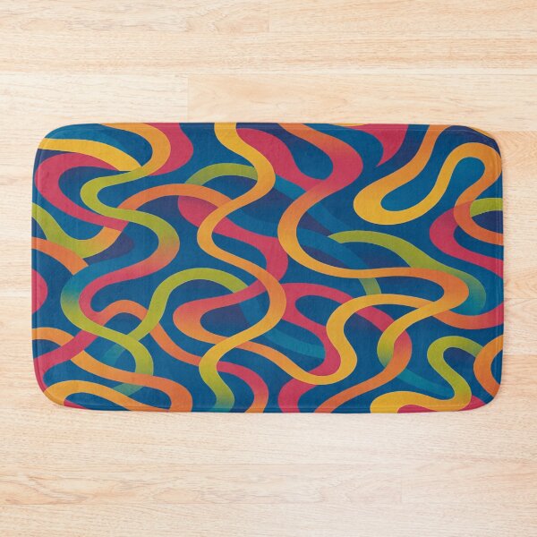 Item preview, Vibrant Abstract Ribbons in Fluid Motion designed and sold by LaraVisionsArts.