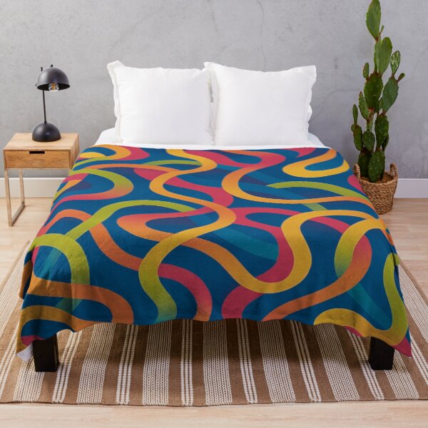 Item preview, Vibrant Abstract Ribbons in Fluid Motion designed and sold by LaraVisionsArts.