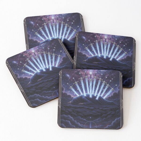 Item preview, Ten of Swords - Cosmic Tarot Edition designed and sold by KYOFRAME.