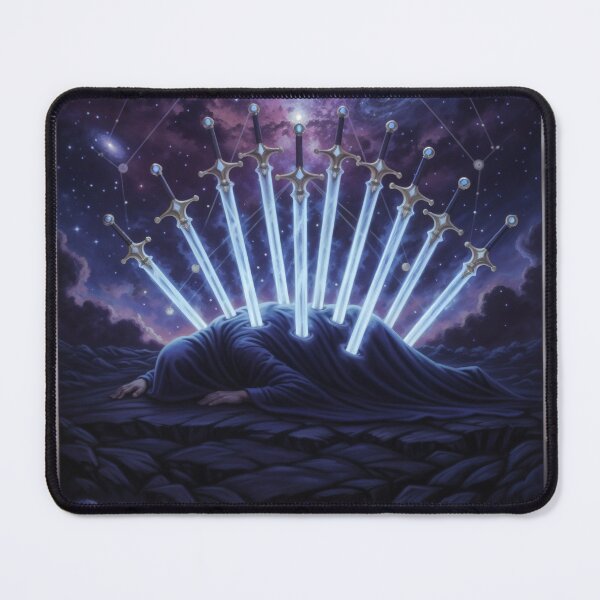 Item preview, Ten of Swords - Cosmic Tarot Edition designed and sold by KYOFRAME.