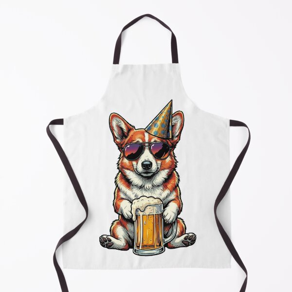 Item preview, Corgi Party Animal Dog Beer Sunglasses designed and sold by k3rstman1.