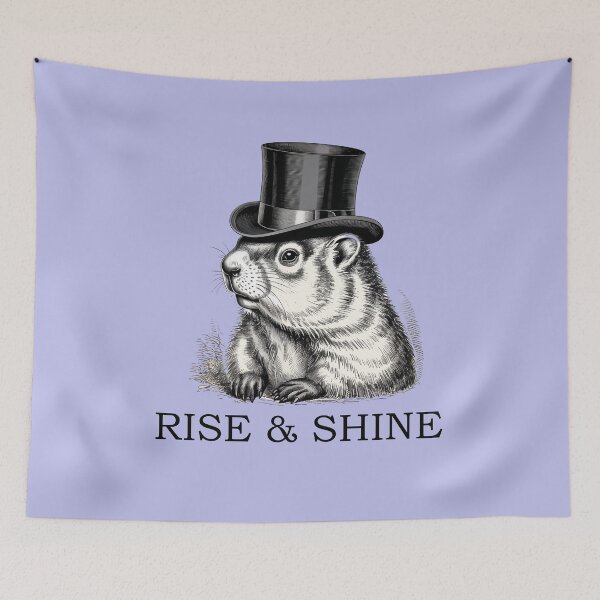Item preview,  FUNNY GROUNDHOG DAY RISE AND SHINE designed and sold by Greenbaby.