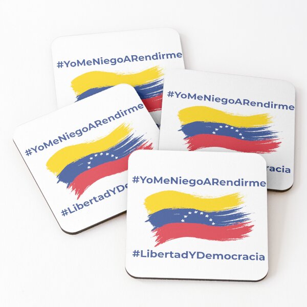 Item preview, #YoMeNiegoARendirme – Venezuela Freedom & Democracy Brush Flag designed and sold by Carmen Gomez.