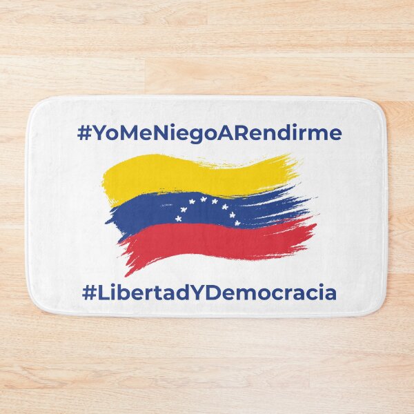 Item preview, #YoMeNiegoARendirme – Venezuela Freedom & Democracy Brush Flag designed and sold by Carmen Gomez.