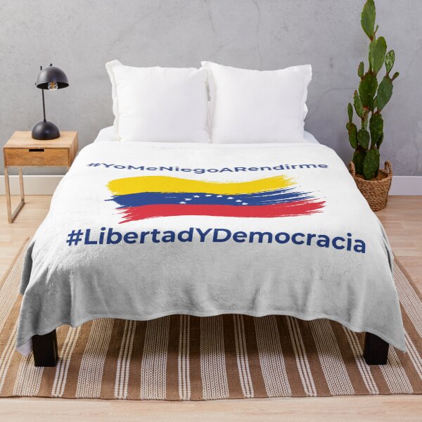 Item preview, #YoMeNiegoARendirme – Venezuela Freedom & Democracy Brush Flag designed and sold by Carmen Gomez.
