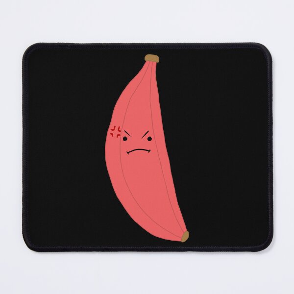 Item preview, Angry Red Banana (Large) – Cute Minimal Fruit Character designed and sold by TummysEmporium.
