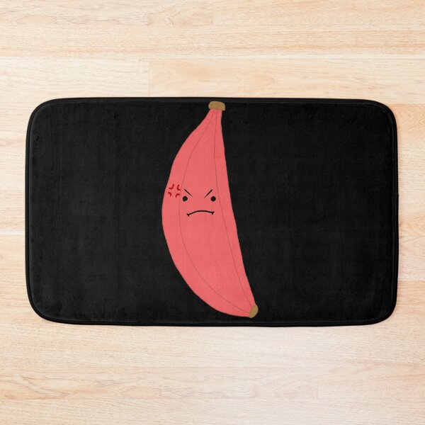 Item preview, Angry Red Banana (Large) – Cute Minimal Fruit Character designed and sold by TummysEmporium.