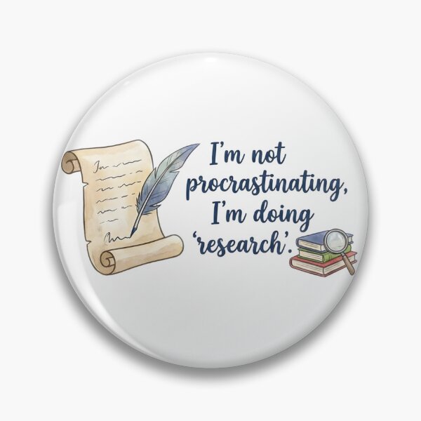 Item preview, Im not procrastinating, im doing research designed and sold by ManikRaja.