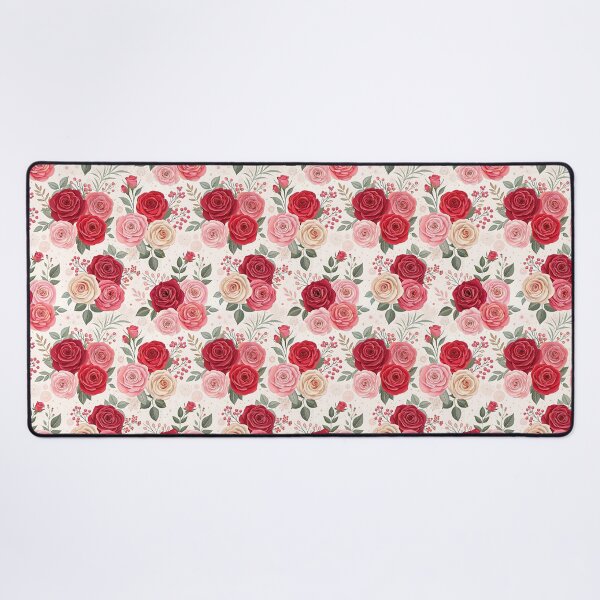 Item preview, Rose Reverie – Blooms, Berries & Beige Bliss designed and sold by PatternFlux.