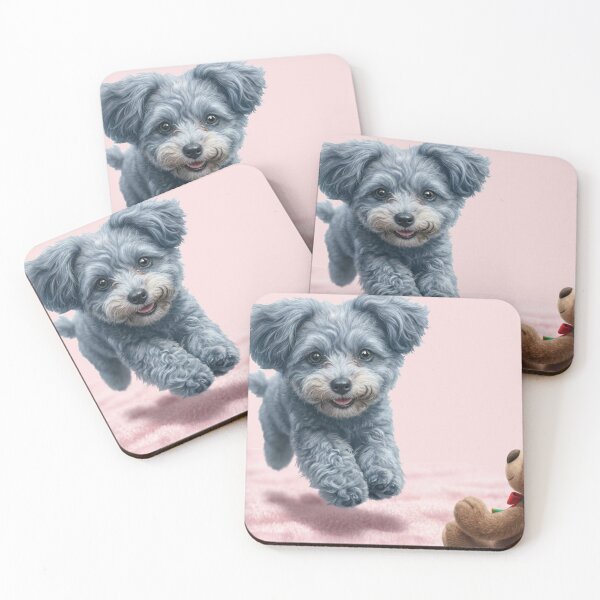 Item preview, Playful Puppy and Teddy Bear designed and sold by kornkobart.