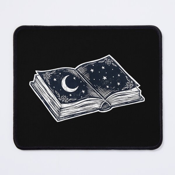 Item preview, Celestial Moon Book Linocut designed and sold by HoruxDesign.
