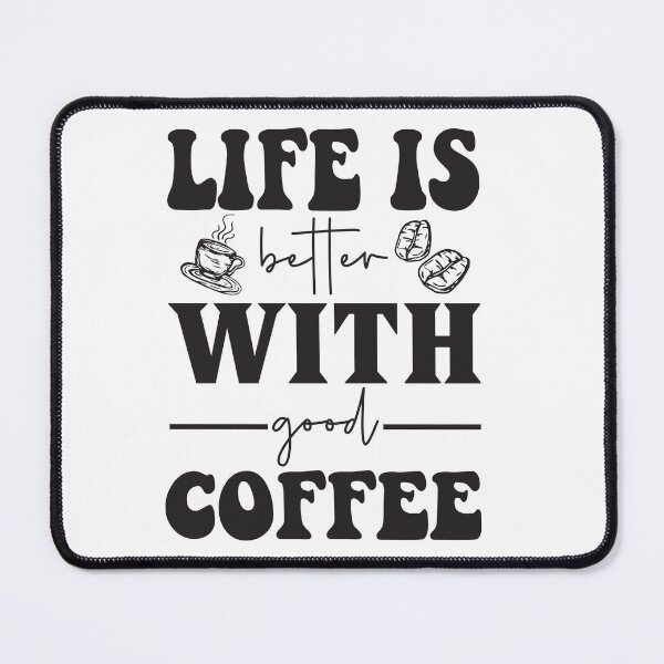 Item preview, Life Is Better With Good Coffee Shirt - Aesthetic Coffee Lover Tee - Cozy Vibes Barista Gift designed and sold by ChameraDesign.