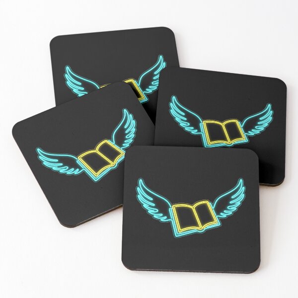 Item preview, Flying Book Neon Sign Glow designed and sold by HoruxDesign.