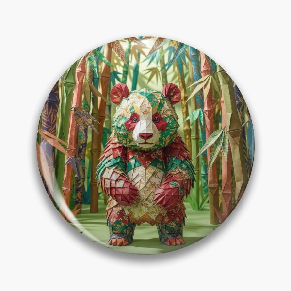 Item preview, Origami Panda in Origami Bamboo Grove designed and sold by Tridentulus.