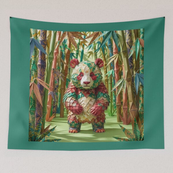 Item preview, Origami Panda in Origami Bamboo Grove designed and sold by Tridentulus.