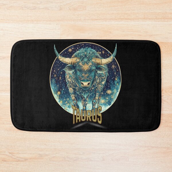 Item preview, Golden Taurus Zodiac Illustration designed and sold by Szpaku desart .