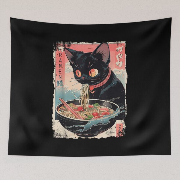 Item preview, Cute Cat Ramen  designed and sold by BASKF.