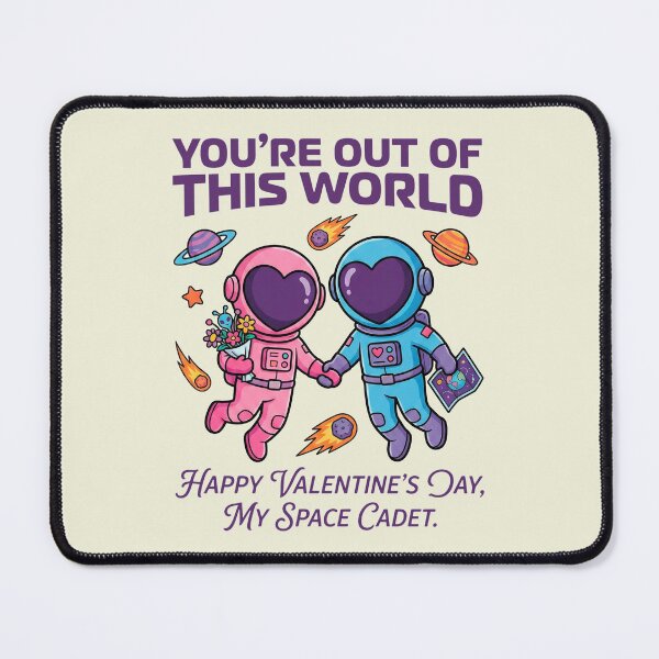 Item preview, Out Of This World Astronaut Valentine Couple designed and sold by WAMTEES.