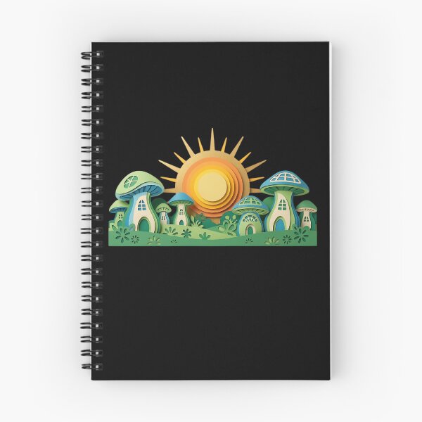Item preview, 3D Solarpunk Village Paper Art designed and sold by HoruxDesign.