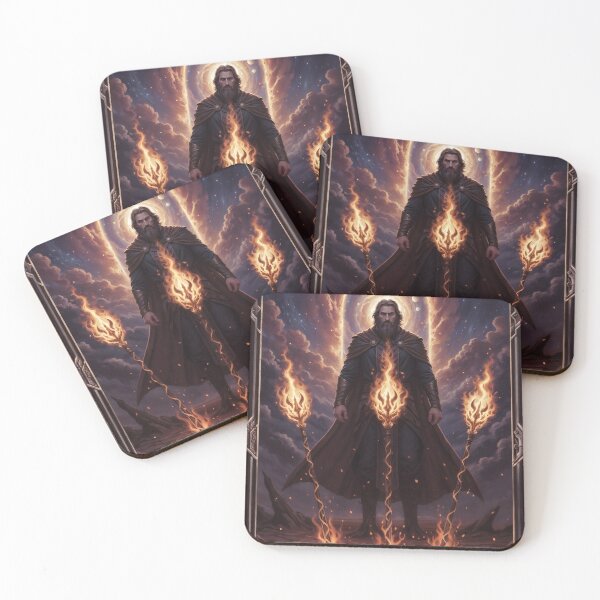 Item preview, Three of Wands - Cosmic Tarot Edition designed and sold by KYOFRAME.
