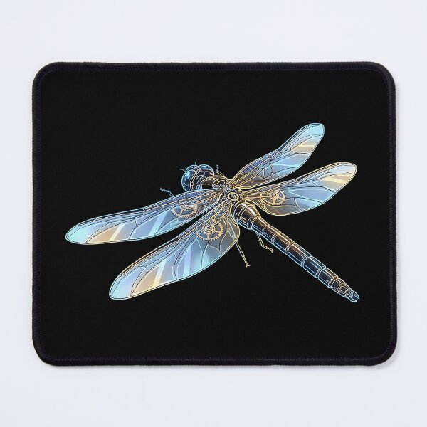 Item preview, Solar Glass Dragonfly Illustration designed and sold by HoruxDesign.