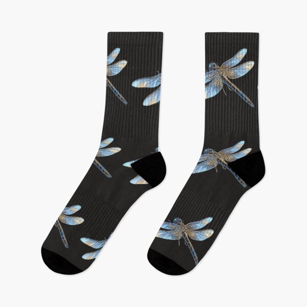 Item preview, Solar Glass Dragonfly Illustration designed and sold by HoruxDesign.