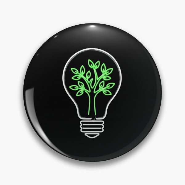Item preview, Green Idea Neon Tree Sign designed and sold by HoruxDesign.