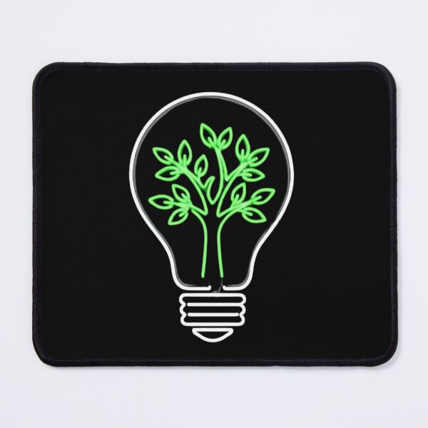 Item preview, Green Idea Neon Tree Sign designed and sold by HoruxDesign.