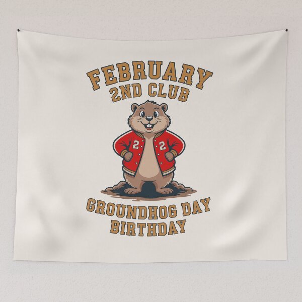Item preview, GROUNDHOG DAY BIRTHDAY designed and sold by Greenbaby.