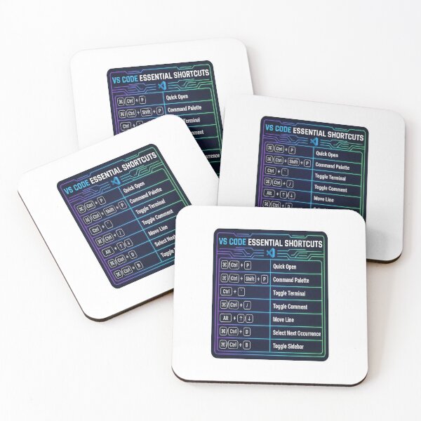 Item preview, VS Code Keyboard Shortcuts Cheat Sheet for Developers designed and sold by SynthesisStudio.