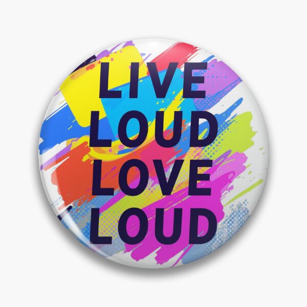 Item preview, Live Loud Love Loud designed and sold by RisingWolfStudio.
