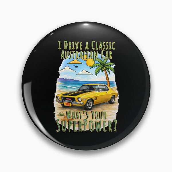 Item preview, HQ Monaro GTS 350 Australian Classic Car Beach Art designed and sold by Michael van der Hoorn.