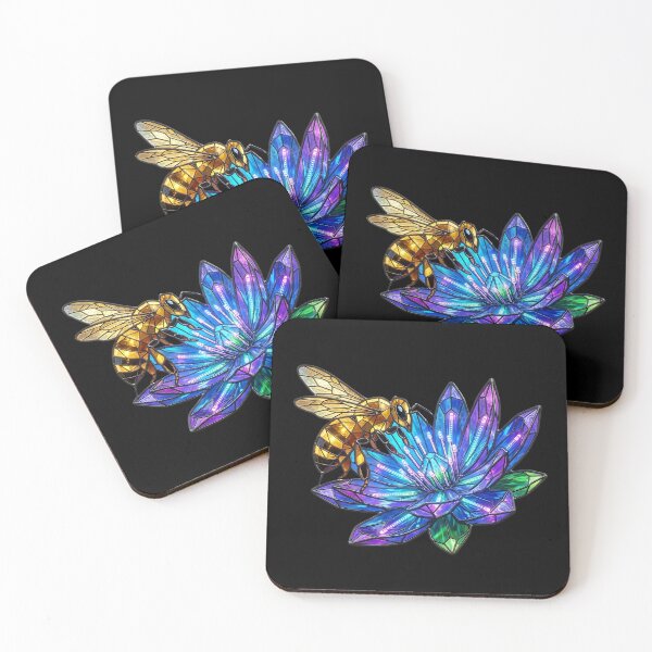 Item preview, Cyber Bee Stained Glass designed and sold by HoruxDesign.