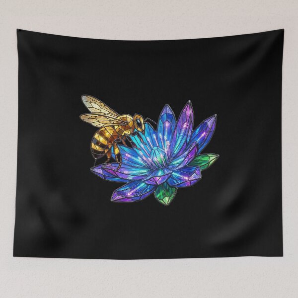 Item preview, Cyber Bee Stained Glass designed and sold by HoruxDesign.