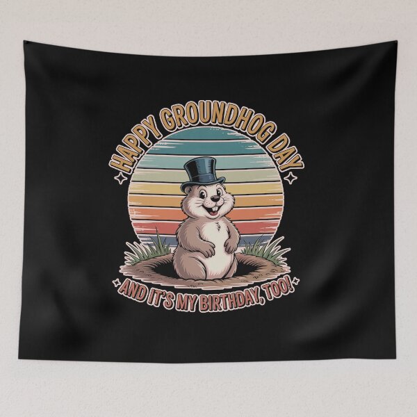 Item preview, GROUNDHOG DAY BIRTHDAY designed and sold by Greenbaby.