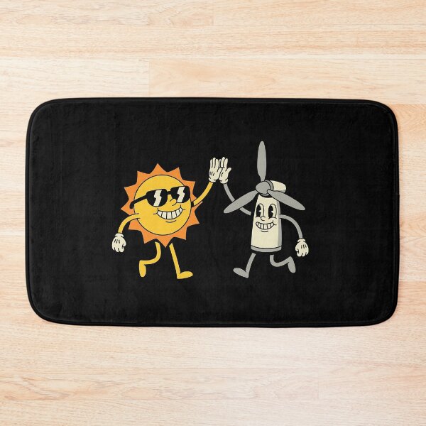 Item preview, Sun and Wind High Five Cartoon designed and sold by HoruxDesign.