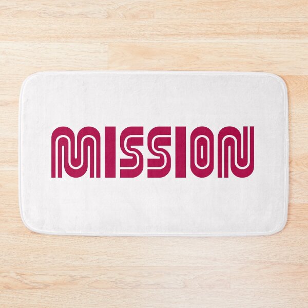 Item preview, Copy of The Mission San Francisco in the MUNI font white on red designed and sold by PIXEL POP DESIGNS - Beyond the Norm!.