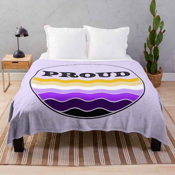 Item preview, Wavy Stripe Proud Circle - Nonbinary 2 designed and sold by sillyjess.
