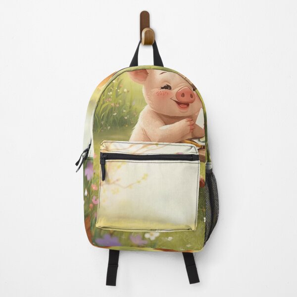 Item preview, Valentine’s Early Spring Pig & Dog • Soft Farm Meadow Love Art designed and sold by WildlifeWhimsy.