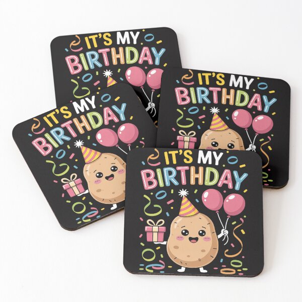 Item preview, Its My Birthday Potato designed and sold by berniceschm.