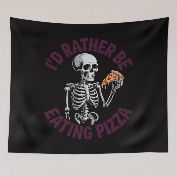 Item preview, I'd Rather Be Eating Pizza designed and sold by berniceschm.