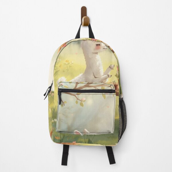 Item preview, Valentine’s Early Spring Llama & Deer • Soft Meadow Love Art designed and sold by WildlifeWhimsy.