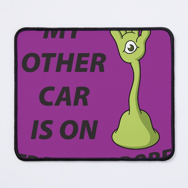 Item preview, PURPLE My Other Car Is On Tralfamadore designed and sold by XOR Stickers.
