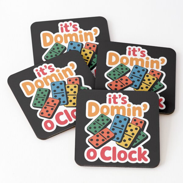 Item preview, It's Domin o Clock Domino Game Player  Dominoes designed and sold by berniceschm.