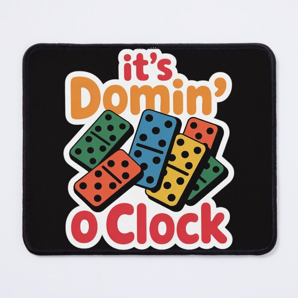 Item preview, It's Domin o Clock Domino Game Player Dominoes designed and sold by berniceschm.