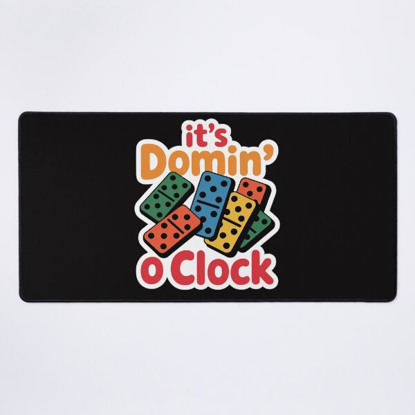Item preview, It's Domin o Clock Domino Game Player  Dominoes designed and sold by berniceschm.