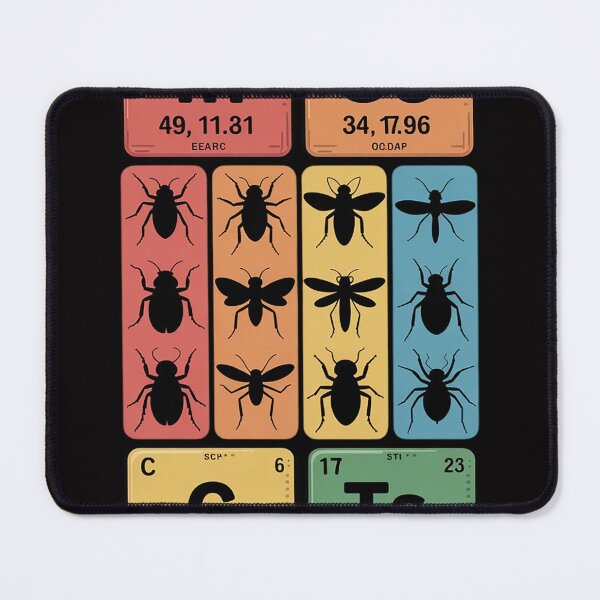 Item preview, Insects Periodic Table Elements Entomologist Bugs designed and sold by sonlylya.